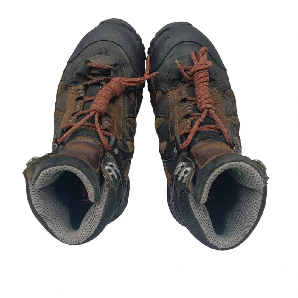 TIMBERLAND Hyperion #90646 Work‎ Boots 7W Alloy Toe Vibram Sole PRE-OWNED